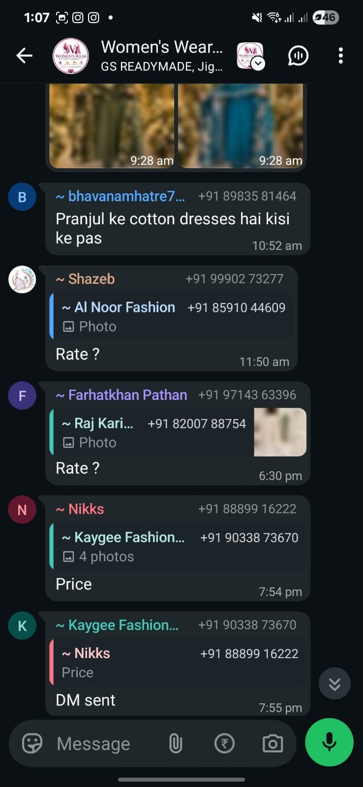 WhatsApp community screenshot 1