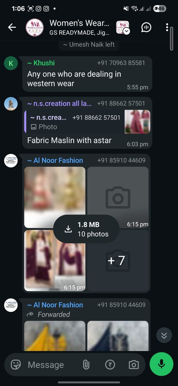 WhatsApp community screenshot 3