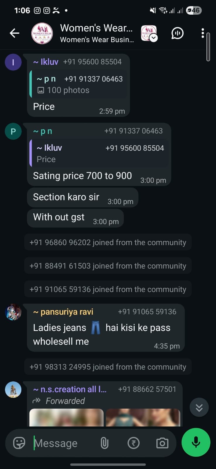WhatsApp community screenshot 6
